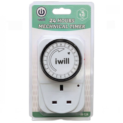 IWILL 13A 24 HOURS MECHANICAL TIMER IW-T24